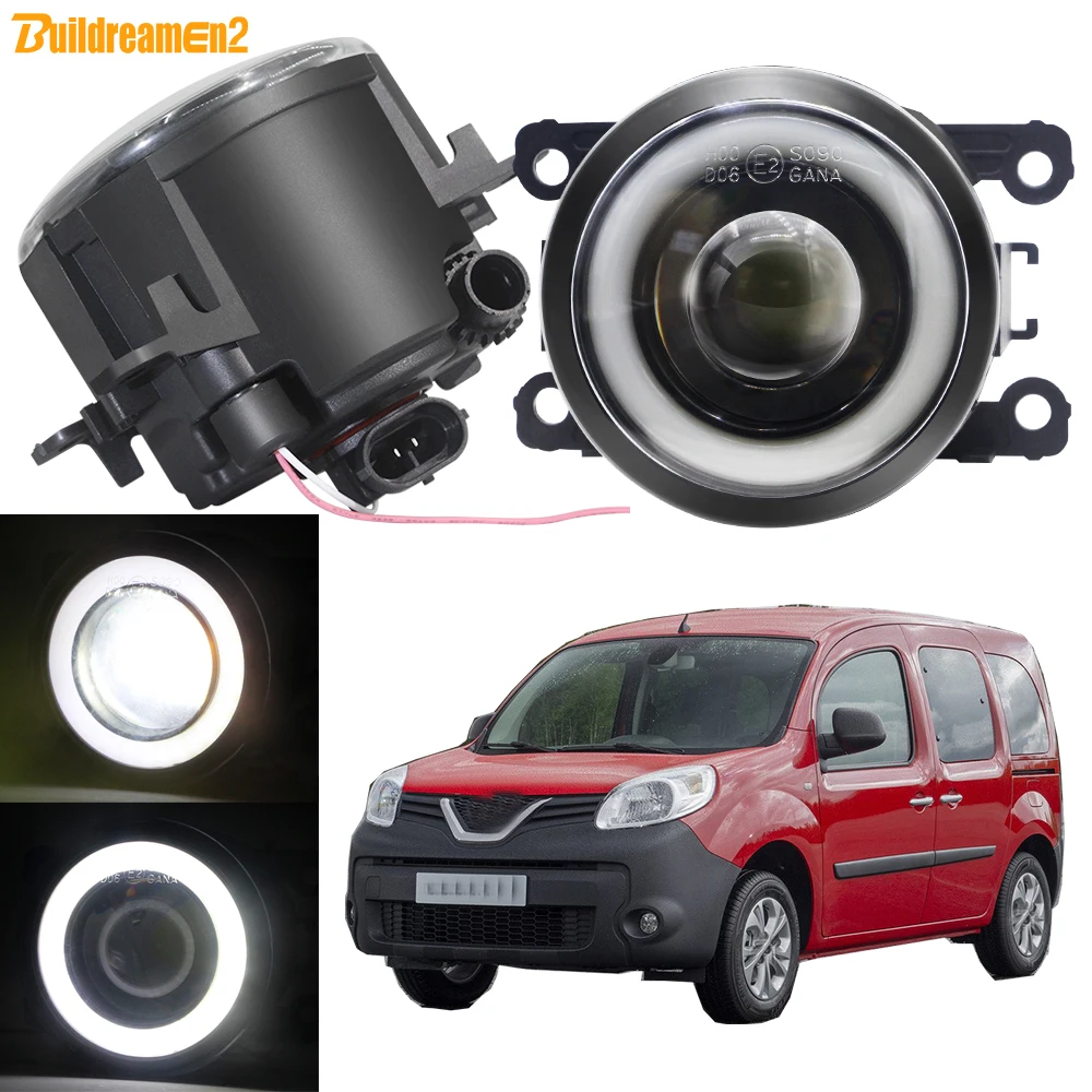 

2 шт., 30 Вт, светодиодные противотуманные фары Angel Eye COB DRL для Nissan NV 250 NV250 2019 2020 2021, автомобильные противотуманные фары дневного света H11 3000LM