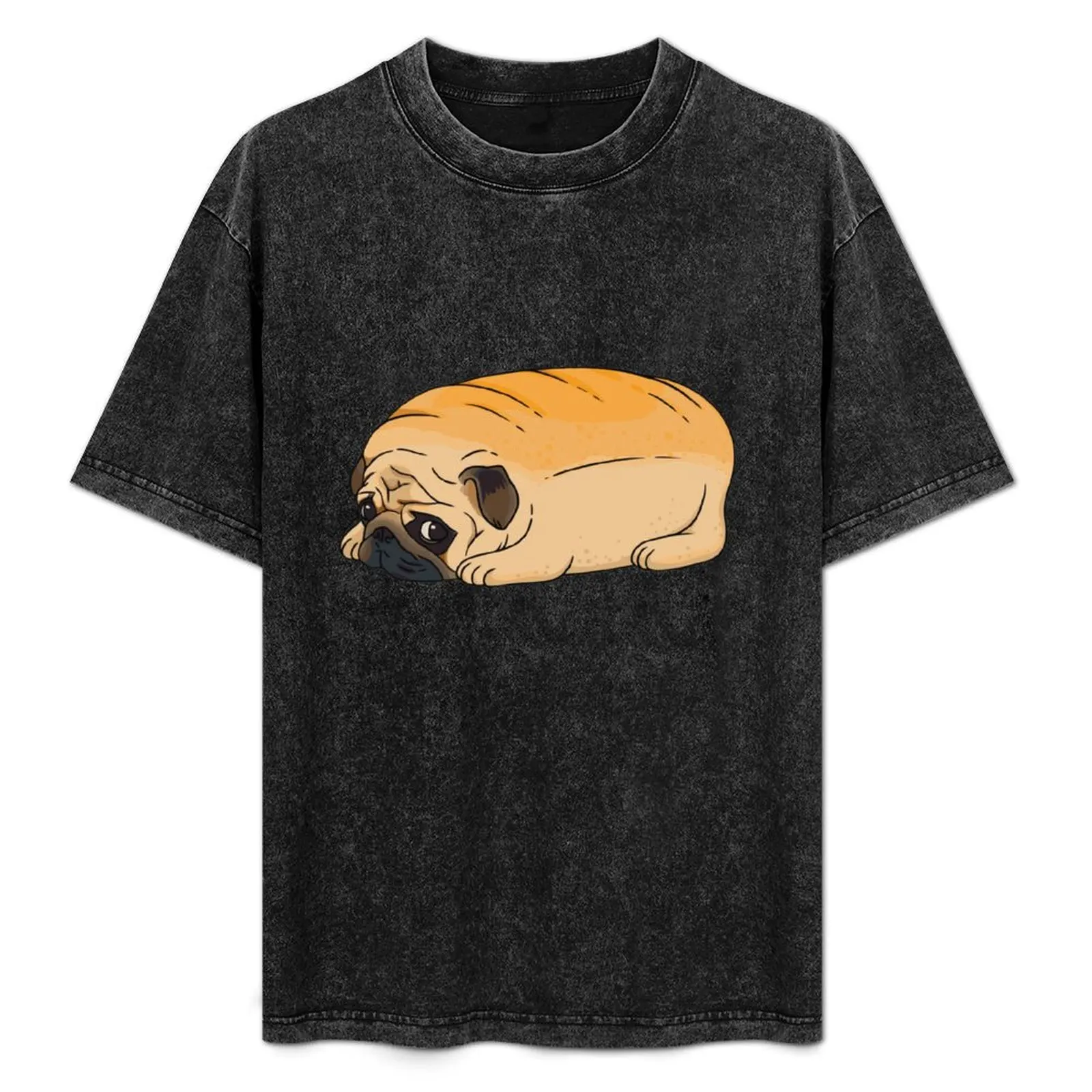 

Pug Bread T-Shirt Creative Graphic Tee Shirt