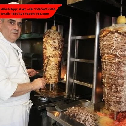 2026 Farm Wholesale Shawrma Machine Gas Shawarma Charcoal Shawarma Machine Price Automatic Shawarma Cutting Machine
