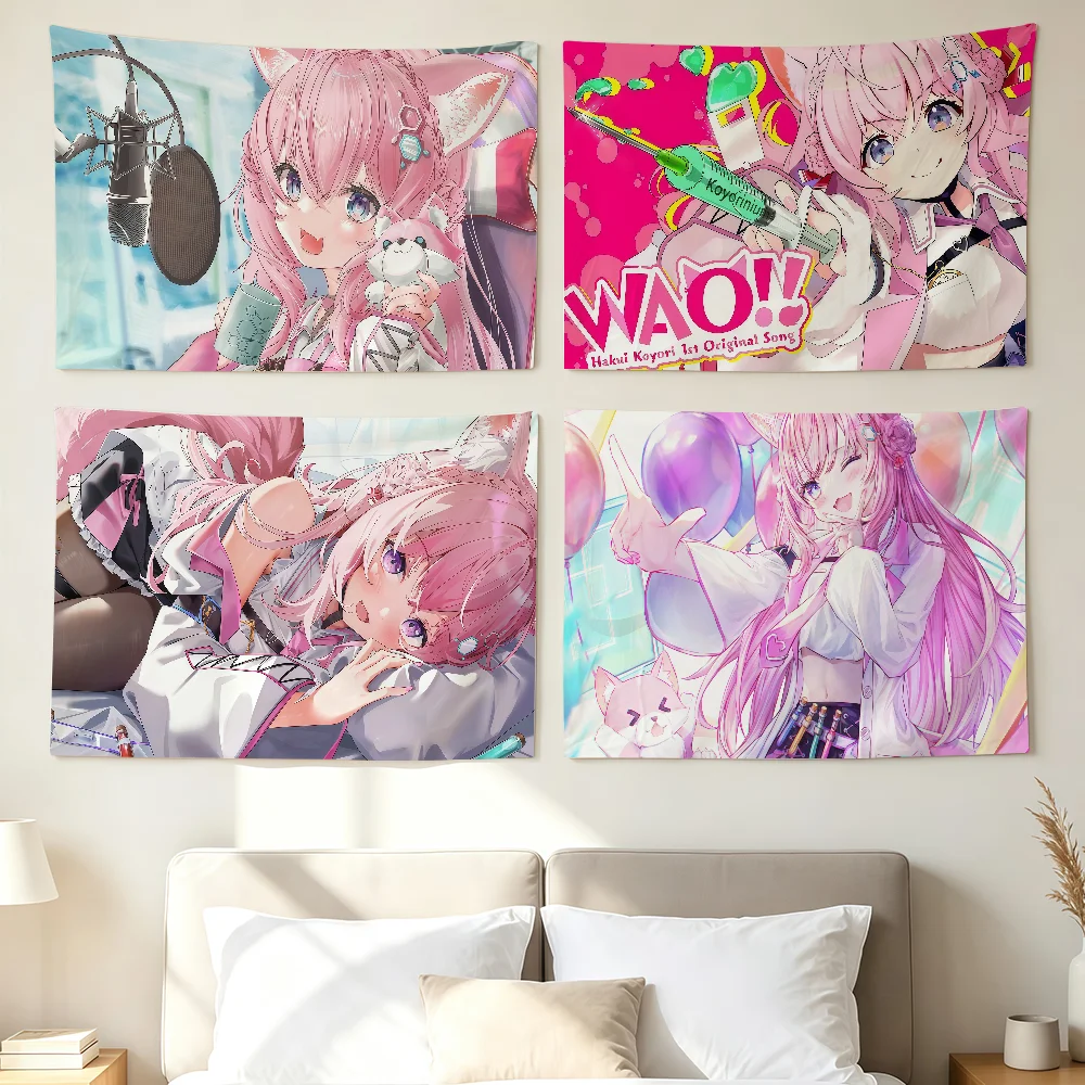 Virtual Idols N-nyanners Flag Wall Decorations Home Decor Suitable For Living Rooms Bedrooms Dormitories Parties And Holidays