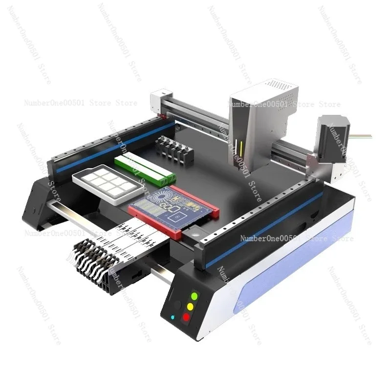 High Speed Automatic Desktop Pick and Place Machine Dual Vision PCB Prototyping Feeder System