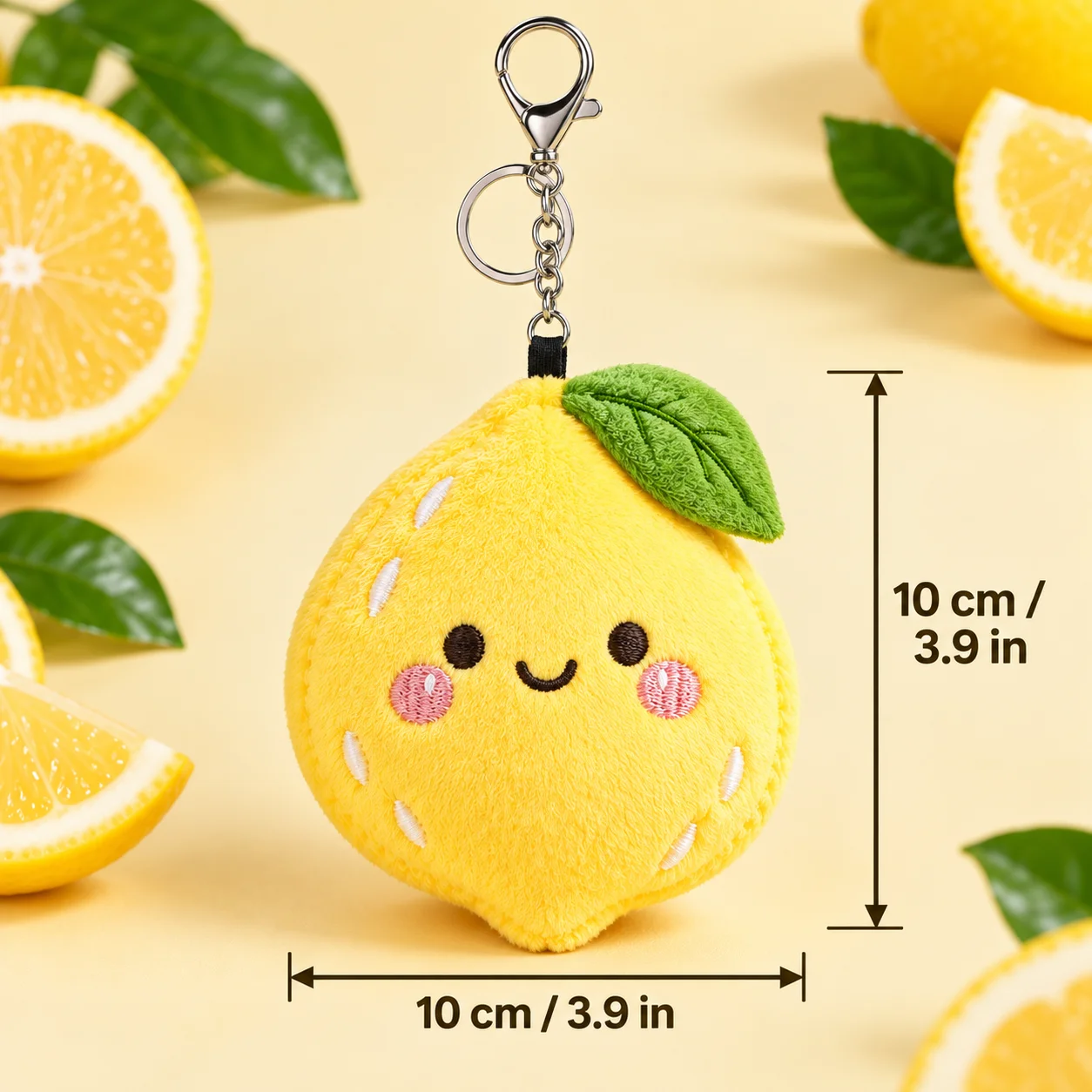Custom Special Shaped Inner Cotton Filled Keychain Pendant Personalized Soft Plush Key Ring for Bag Charm Gift