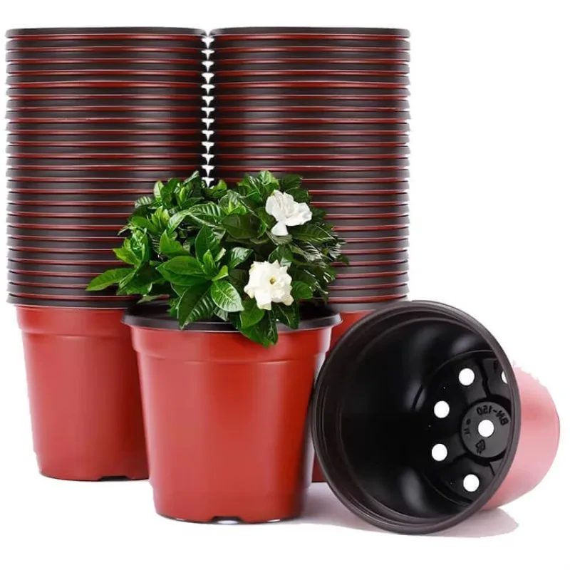 

Wholesale Cheap Double Color Plastic Flower Pot for Landscaping Landscape Greening Private Garden
