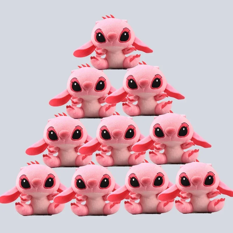 10Pcs/Lot Cute Cartoon Lilo and Stitches Small Pendant Plush Toy,4