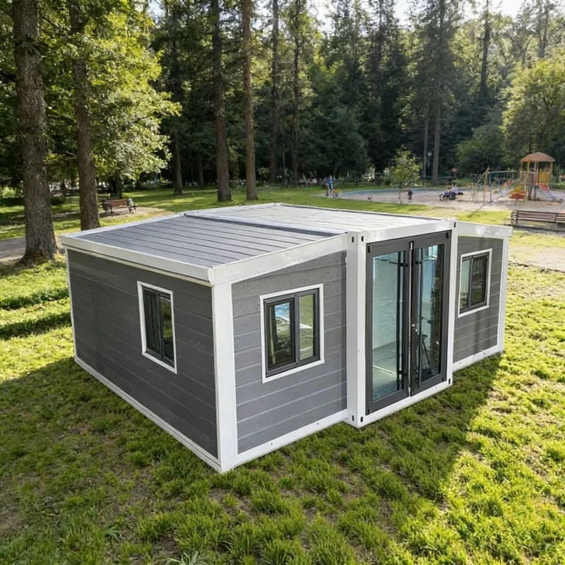 Prefab Shipping Container Home Customized Collapsible Container Homes Modern Expandable Folding House Eco Friendly Material