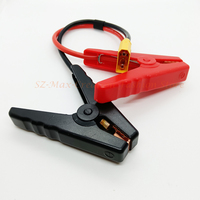 AMASS Male XT90H XT90 Plug to Alligator Clip Connector 20CM 30CM 50CM 1Meter 10AWG Wire Silicone Cable For Battery Charger