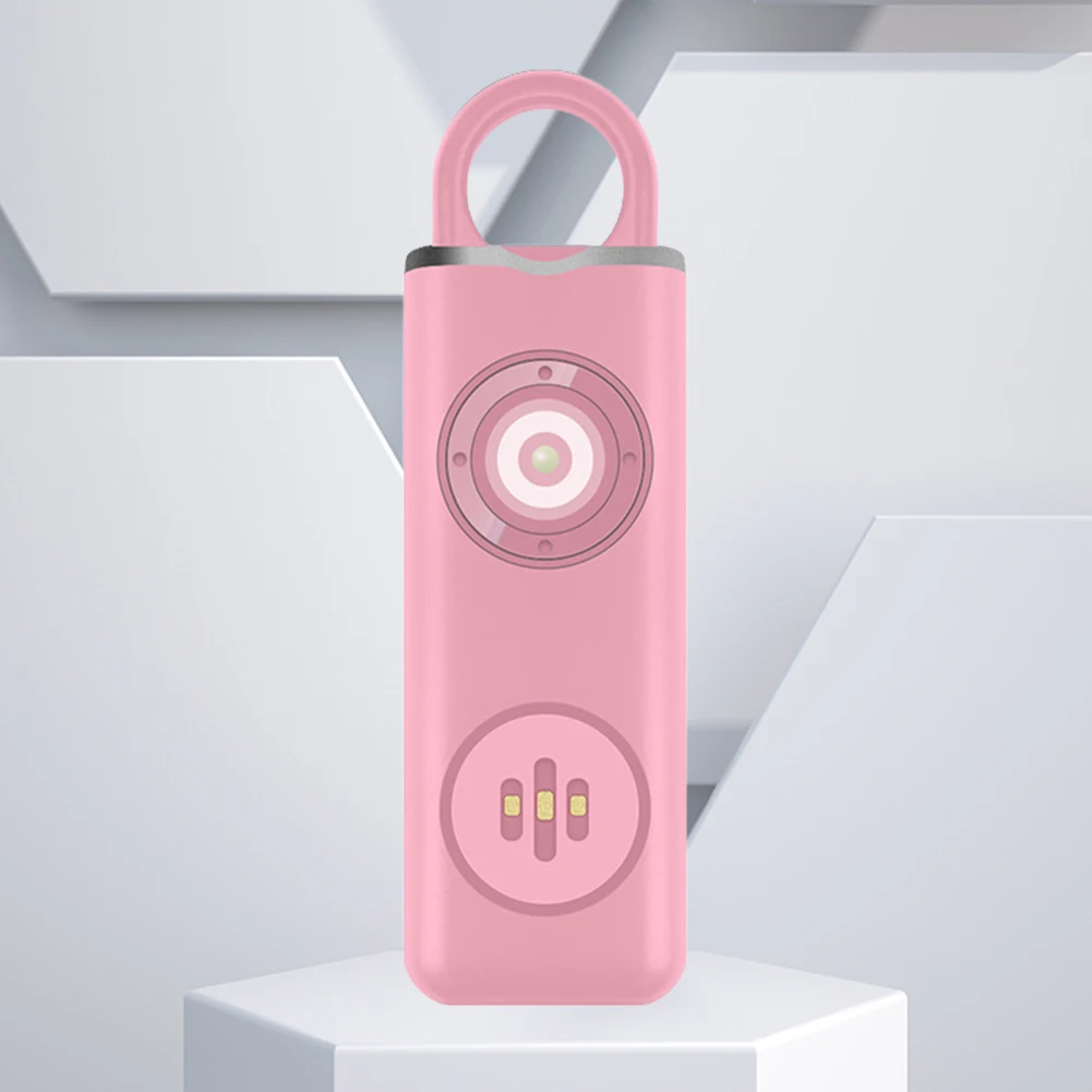 Self Defense Alarm 130dB Loud Carrying Scream Loud Panic Alarm Rechargeable Self Defense Electronic Device for Girl Child Women