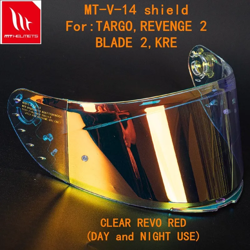 MT-V-14 Helmet Shield For MT RAPID PRO BLADE 2 SV REVENGE 2 TARGO Motorcycle Helmet Visor