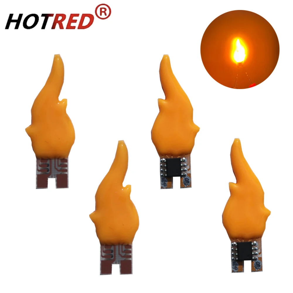 

DC3-5V Led Cob Flash Candles Edison Flame LED Filament Diode Birthday Party Decoration Light Bulb Accessories Candle Light DIY