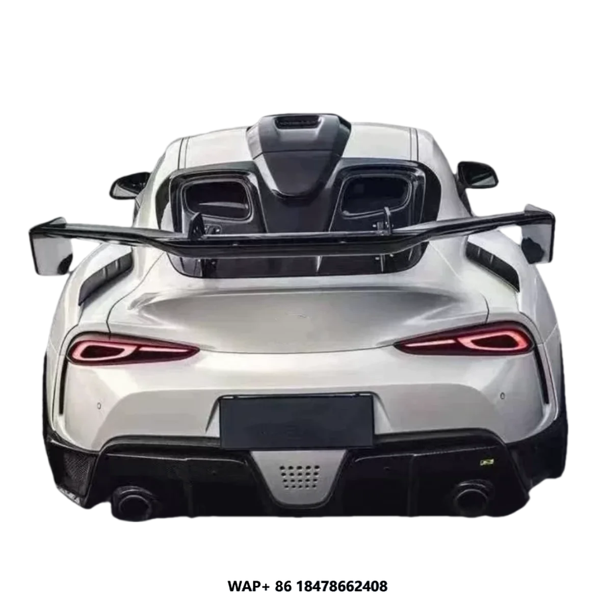 For  Supra A90 Spoiler Wing Carbon Fiber Rear Trunk High Wing Spoile Robt Style for 2019 2020  Supra Tail Body Kit
