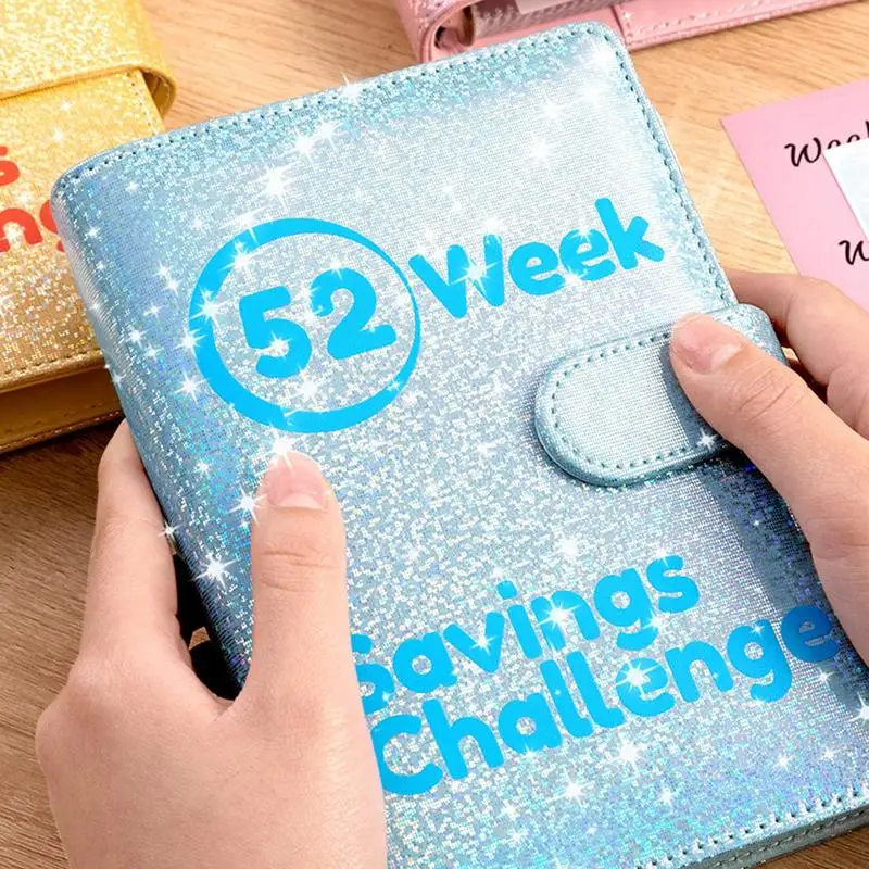 Savings Challenge Waterproof Savings Challenges Notebooks 52 Week Money Saving Challenge Binder Flexible Mini Savings Challenge