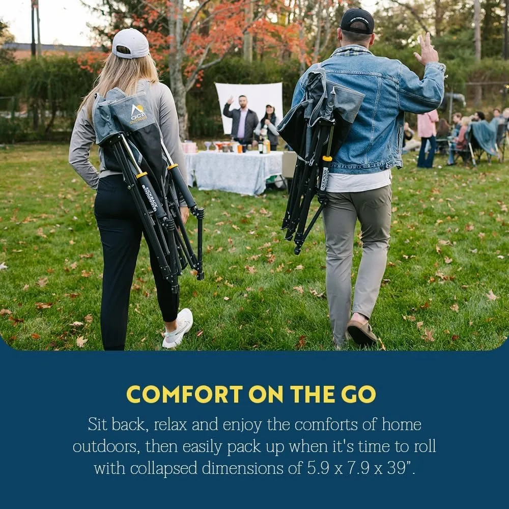 كرسي هزاز خارجي GCI OUTDOOR مع حامل مشروبات