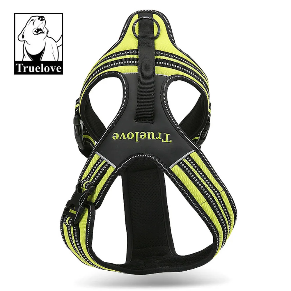 Truelove Reflective Dog Harness No Pull Vest Harness for Dogs Soft Adjustable Strap for Small Medium Large Dogs  Pet Supplies