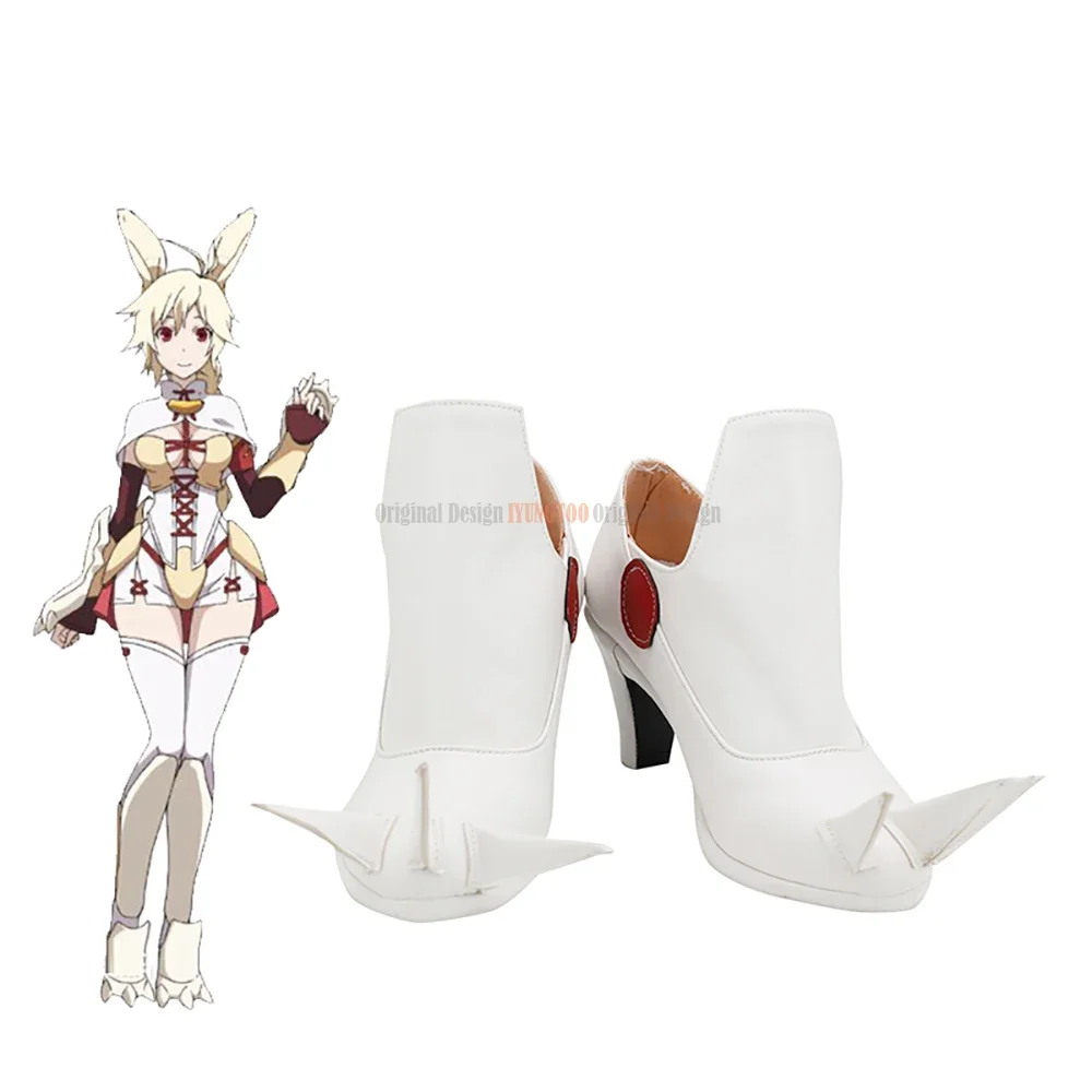 

Обувь для косплея Nashetania, Rokka no Yuusha Nashetania, ботинки для косплея, белые туфли для вечеринки на Хэллоуин, косплей
