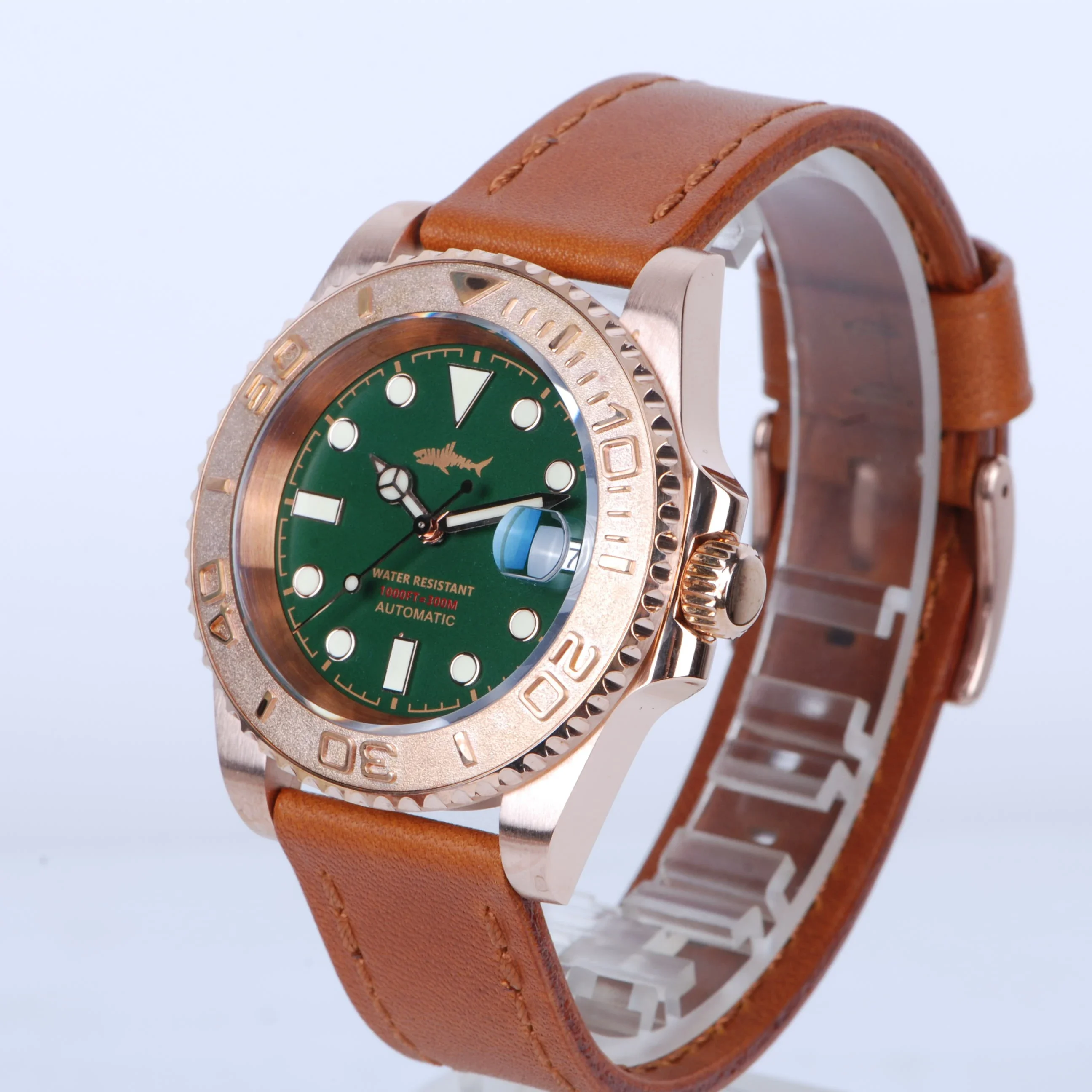 HEIMDALLR Wristwatch vintage bronze diving watch NH36 sapphire waterproof men\'s left handed watch low price and free shipping