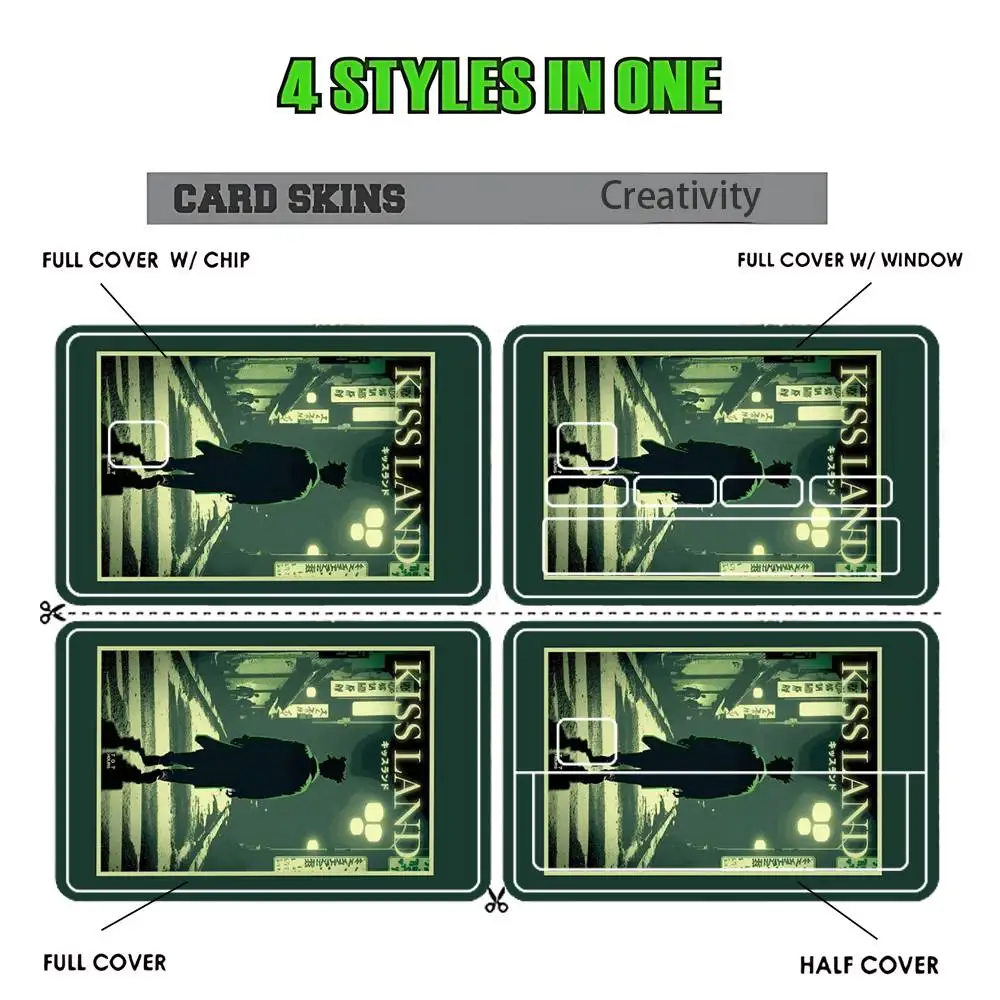The W-weeknd Kiss Land   Credit Debit Bank Film Skin Sticker Front Cover