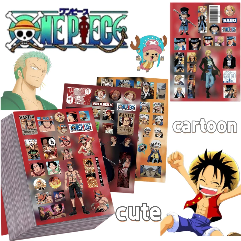 One Piece stickers Shanks cartoon high appearance value fashionable personalized student planner material waterproof stickers