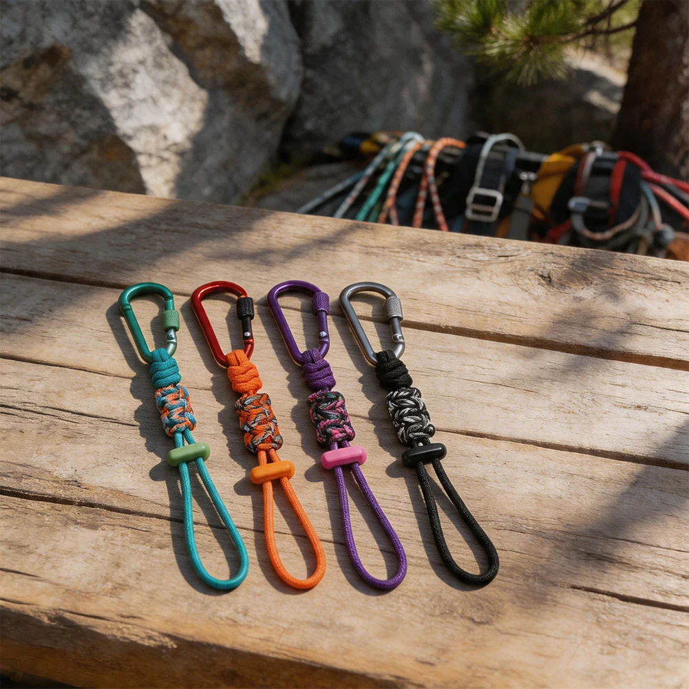 Multifunctional Water Bottle Buckle Aluminum Alloy Backpack Cup Carrier Kettle Carabiner Hook Keychain For Camping Hiking