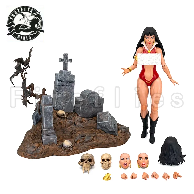 1/12 6inches Frazetta Girls Action Figure Vampirella ICON Collectibles Anime Model Toy