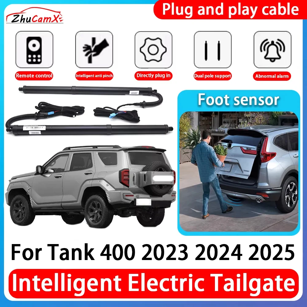 

ZhuCamX Car Power Trunk Electric Suction Tailgate Intelligent Tail Gate Lift Strut For Tank 400 2023 2024 2025