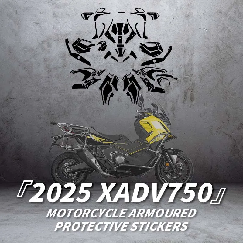 

Used For HONDA X ADV750 2025 Motorcycle New Styles Armor Protective Decoration Sticker Decals Kits Body Plastic Parts Area