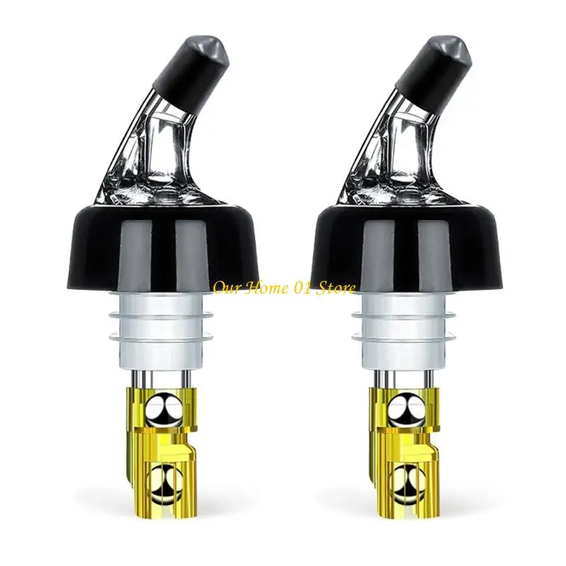 M4YC 2pcs 30ml Automatic Measured Bottle Pourer Pour Spout Drink Pouring Accessory