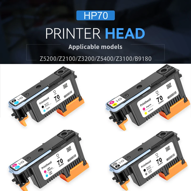 

Printhead HP70 Printer Head For HP Z5200 Z2100 Z3200 Z5400 Z3100 B9180 Plotter C9404A C9405A C9406A C9407A Original Print Head