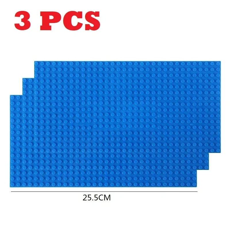 3PCS MOC Klassieke Basisplaten Blokken 32x32 32x16 Dots Plastic Building BasePlates Bricks Assembly Stad Weg Tuin bouw