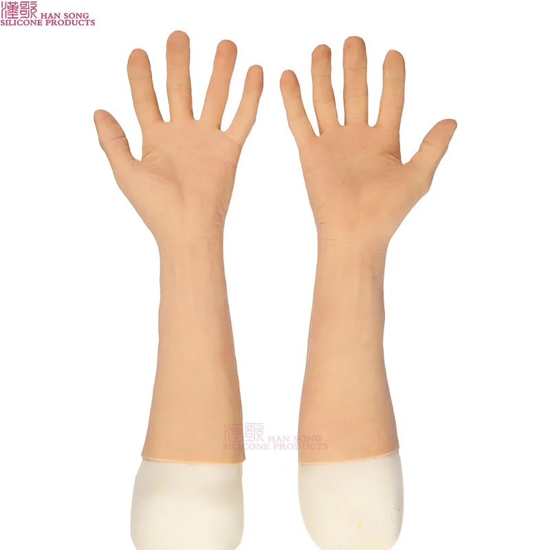 Cosplay Model Silicone Men's Artificial Limb Operation Silicone Hand Model Silicone Gloves Artificial Limb Prosthesis