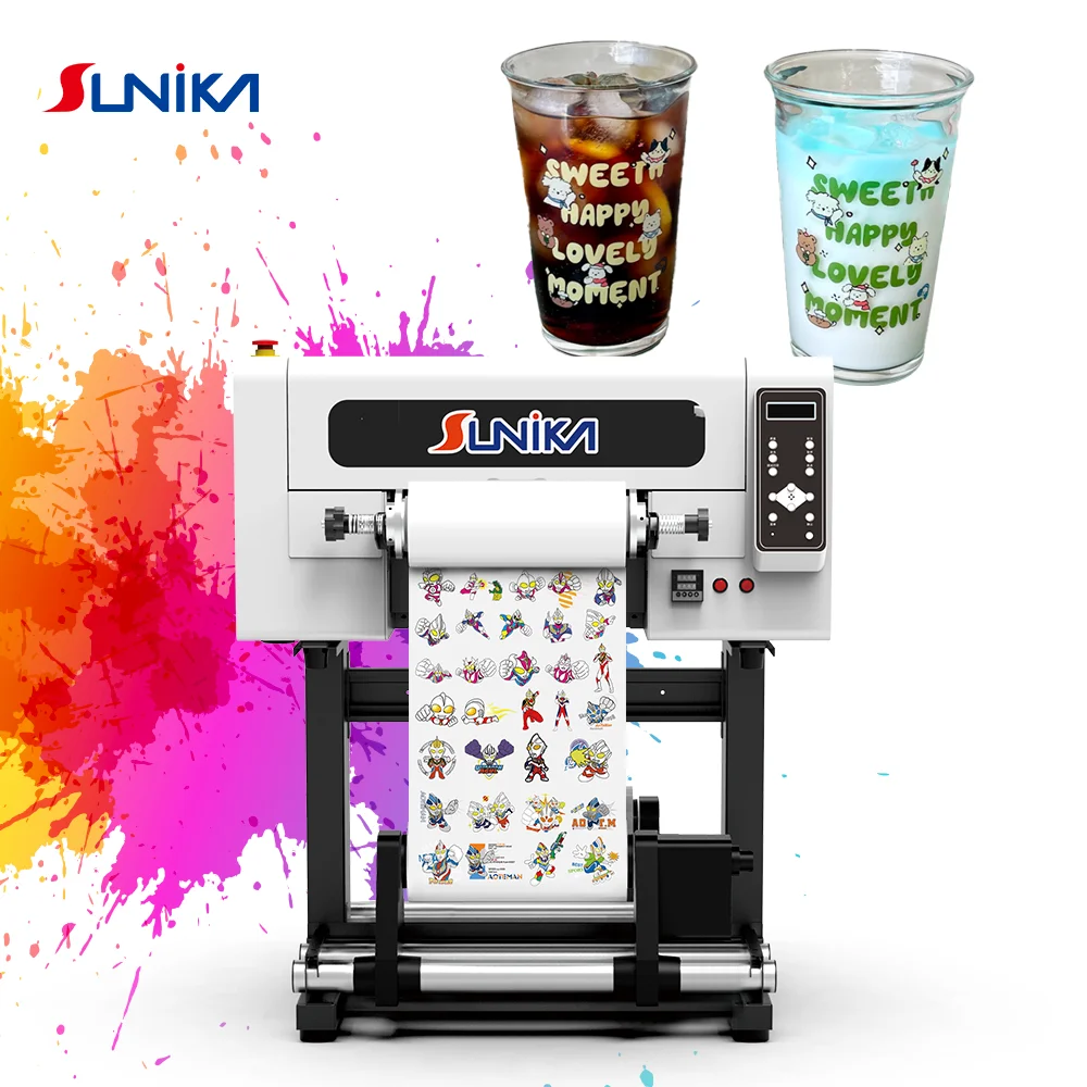 XP600 Inkjet Film Uv Dtf Printer A3 A4 Dtf Uv Sticker Printer 30cm UV Printer Transfers For Cups Wraps