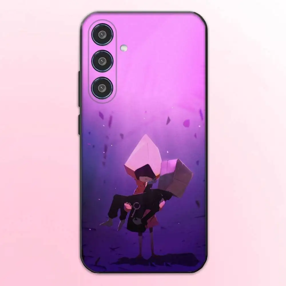 حافظة هاتف Game Little N-Nightmares لهاتف سامسونج جالاكسي A73، A72، A71، A70، A53، A52، A51، غطاء أسود ناعم آخر