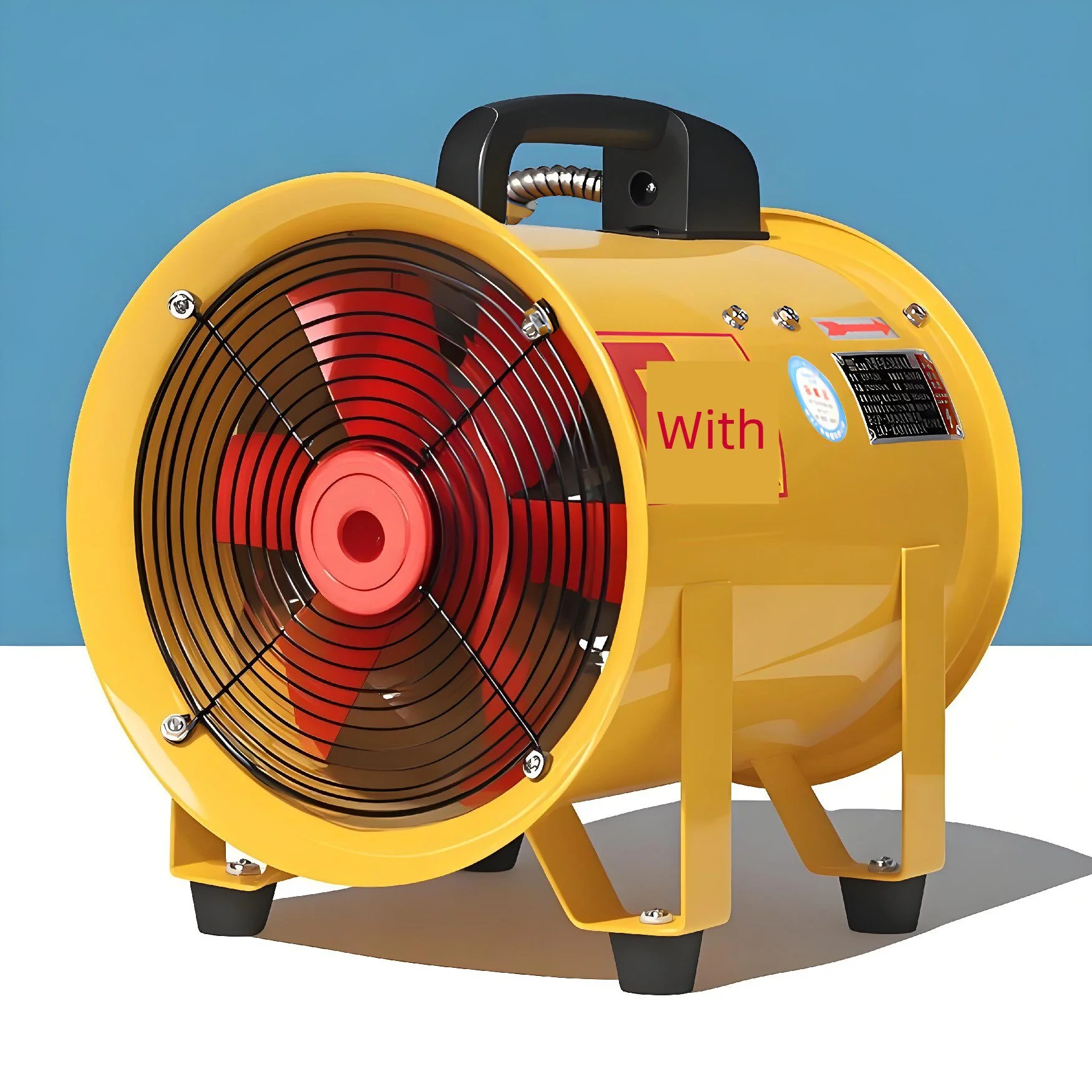 

Portable Explosion-Proof Electric Axial Flow Exhaust Fan 380V/220V Backpack Ventilation Industrial Mobile Blower OEM ODM Copper