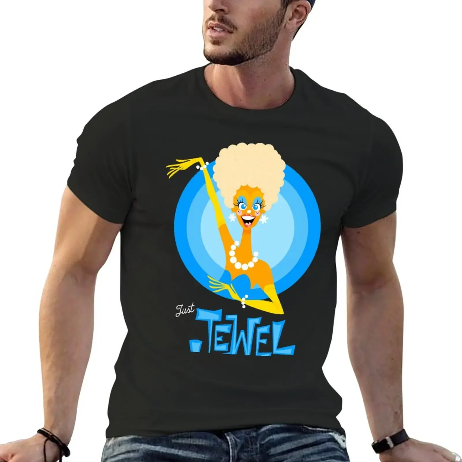 JUST JEWEL Looney Tee T-Shirt quick drying street wear mens plain t shirts