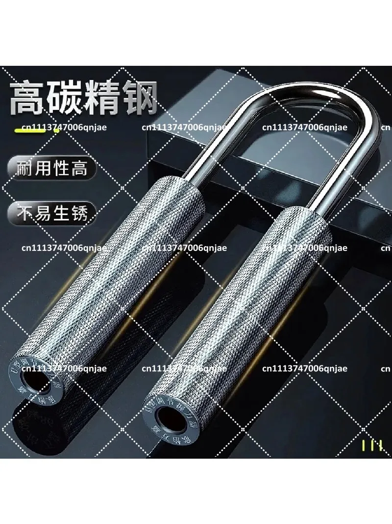 Adjustable U-Shaped Hand Gripper 50-180lb Finger Wrist Strengthener for Sports Training