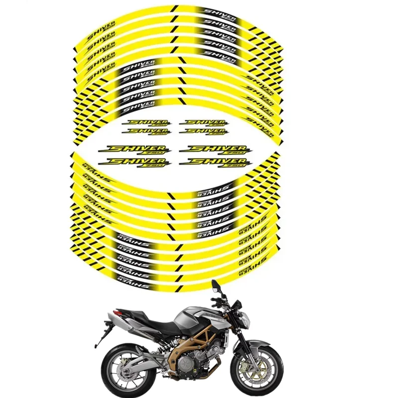 FOR APRILIA Shiver750 Motorcycle Parts Contour Wheel Decoration Decal Sticker - B