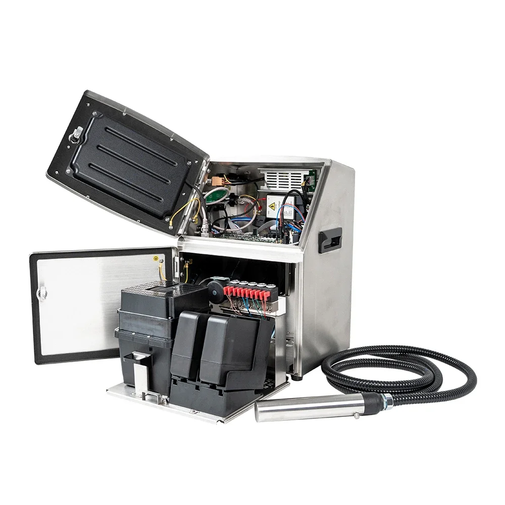 طابعات نفث الحبر الصناعية المستمرة من سلسلة V2000 CIJ المحدثة حديثًا، أجهزة تشفير تاريخ كيمياء الطعام