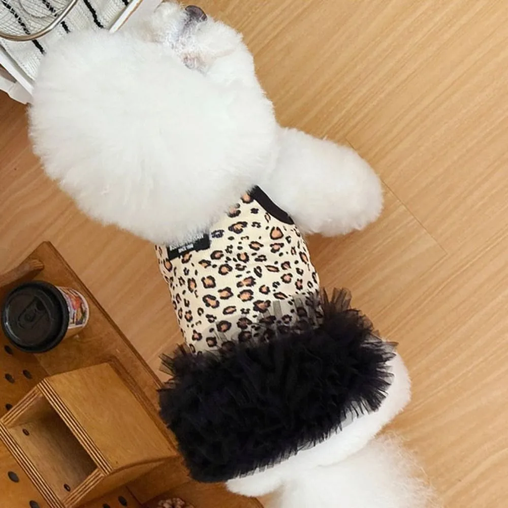 Trendy Breathable Puppy Cat Slip Dress Soft Summer Pet Princess Dress Comfortable Adorable Dog Puffy Dress for Small Dog Cat