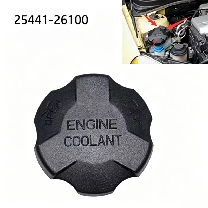 Engine Coolant Cap 2544126100, Nylon Twist Grip Cover for Routine Maintenance, Garage Service, and Spare Planning