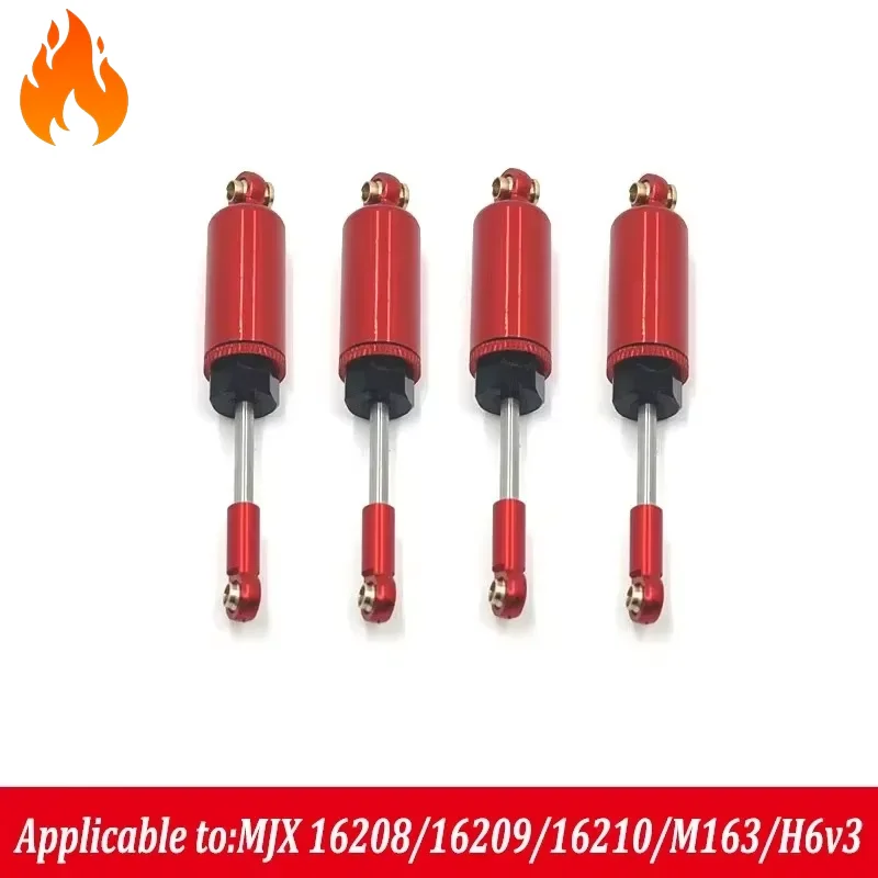 MJX Hyper Go 16208 16209 16210 sin escobillas 4WD 1:16RC modificación y actualización de coche Kit de Metal de aluminio piezas de engranaje de eje de transmisión