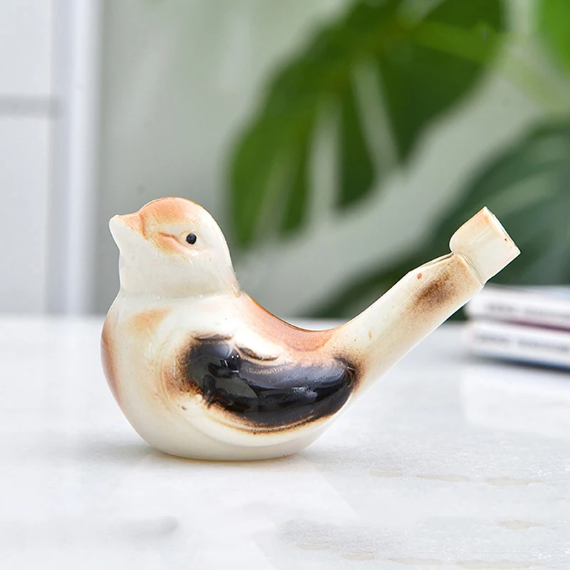 Coloured Drawing Water Bird Whistle Bathtime Musical Toy for Kid Early Learning Educational Children Gift Toy Musical Instrument