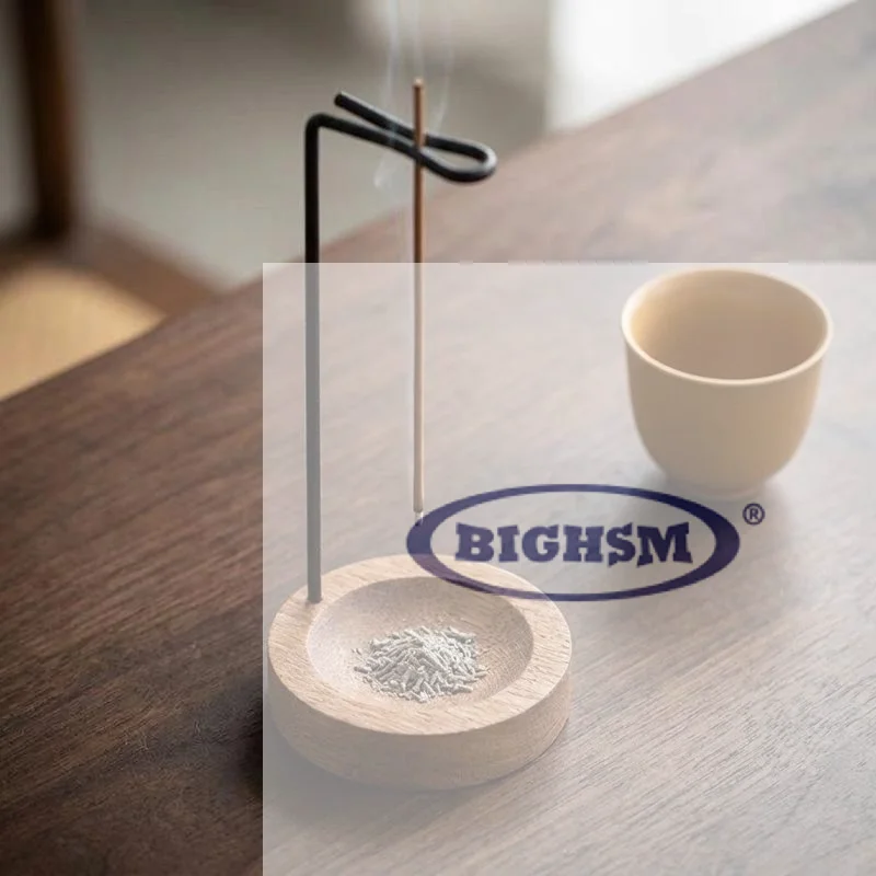 Oriental Elegant Upside Down Incense Holder Wooden Ash Tray Stick Incense Burner Meditation Yoga Home Table Decor Ornament