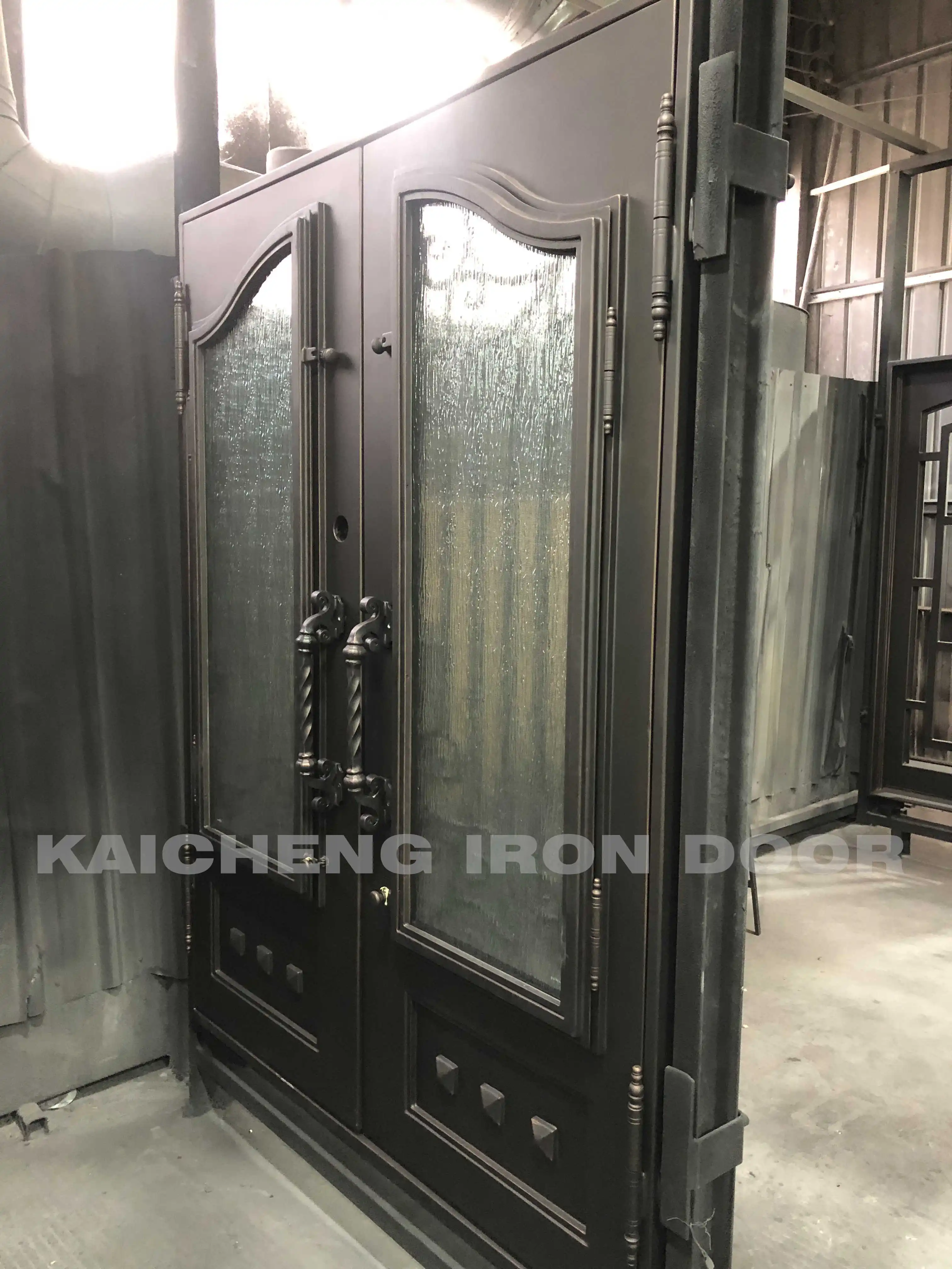 Hot Selling Guaranteed Quality Main Door Iron Gate Design Wrought Iron French Doors Wrought Iron Door