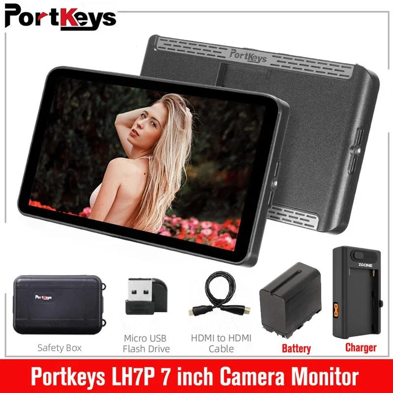 

Portkeys LH7P 1000nit 7-дюймовый сенсорный монитор высокой яркости со встроенным беспроводным модулем, поддержкой эластичных эффектов, выход 3D