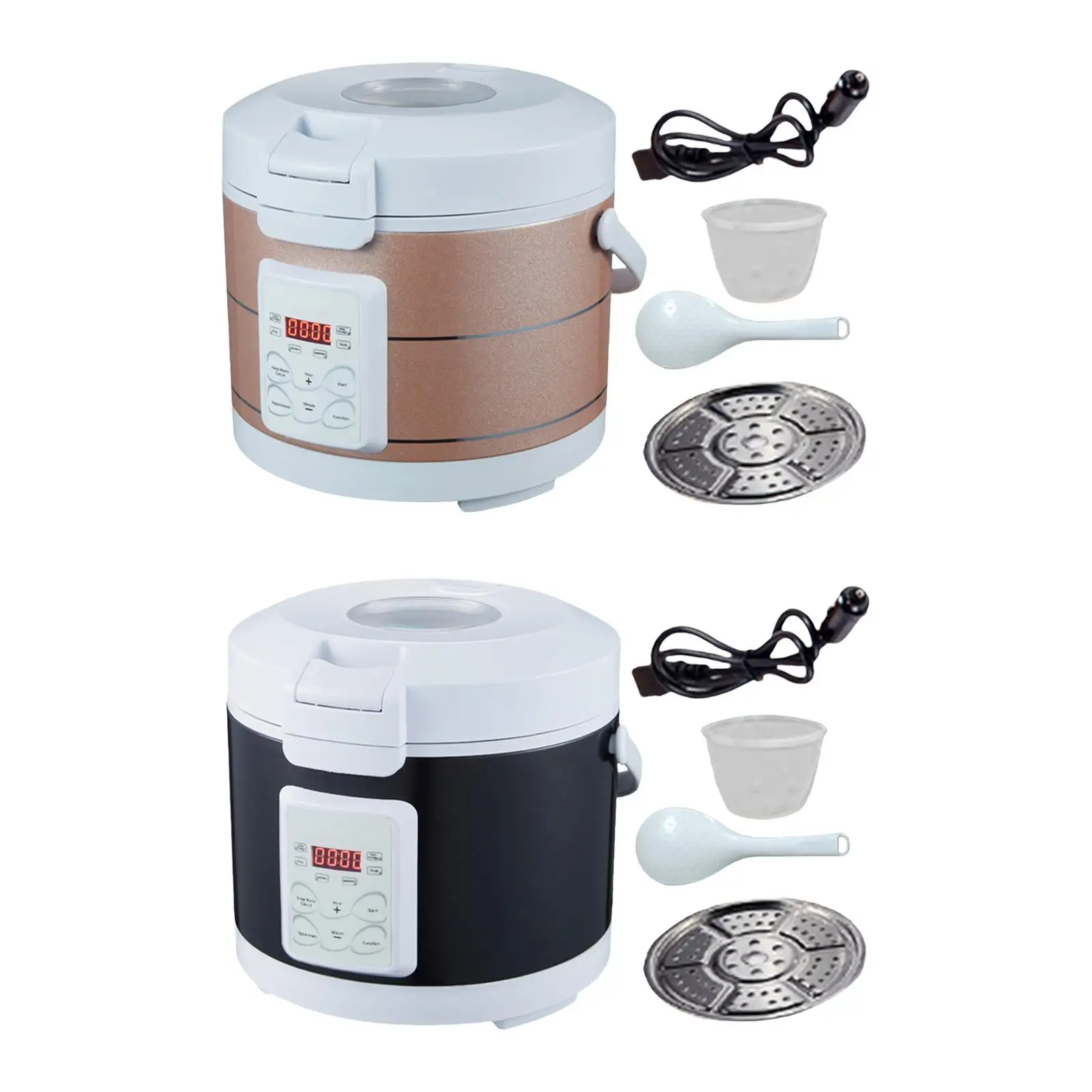 

Vehicle 3L Travel Rice Cooker 12V 24V Lightweight Professional Food Steamer