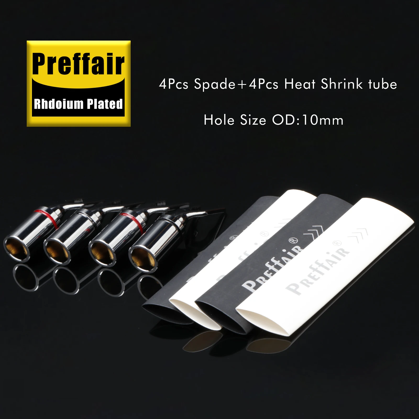 Bananenstecker Y-Verbinder aus reinem Rotkupfer, rhodium- oder goldplattiert, HIFI-Audio-Lautsprecher-Bananenstecker Y-Typ-Adapter – Detail 13