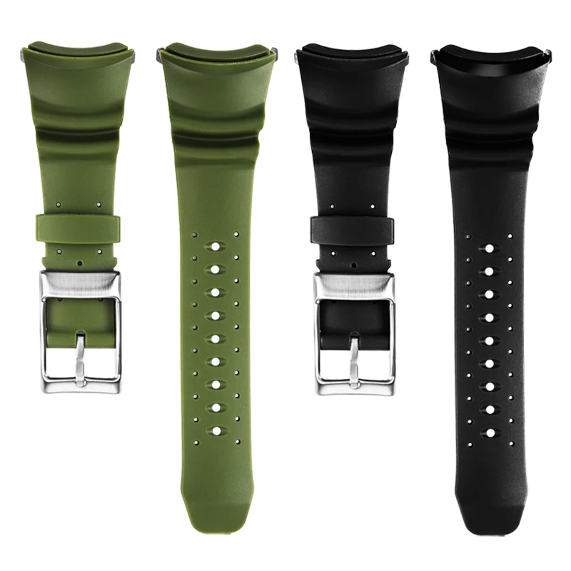 Modified High-Quality Silicone Watchband for Citizen PROMASTER series Little Monster BJ8050 BJ8057 Dive Watch strap Replacement