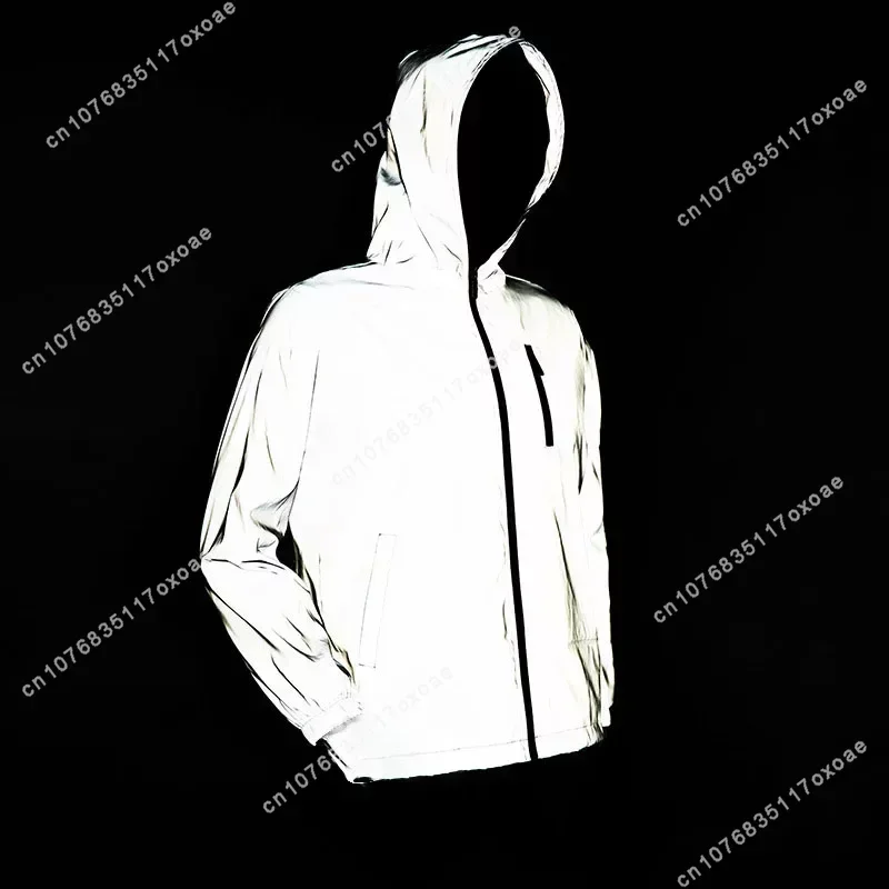 B-Betty Reflecterende Jas Heren Womens Jas Capuchon Windjack Jacks Indringer B-Boop Anime Cartoon Maatwerk Hoodie