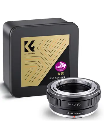 K&F Concept M42-FX Lens Adapter Ring for M42 Lens to Fujifilm FX X Pro1 X-Pro2 X-A1 X-E1 X-E2 X-H1 X-T1 X-T20 X-S Mount Camera