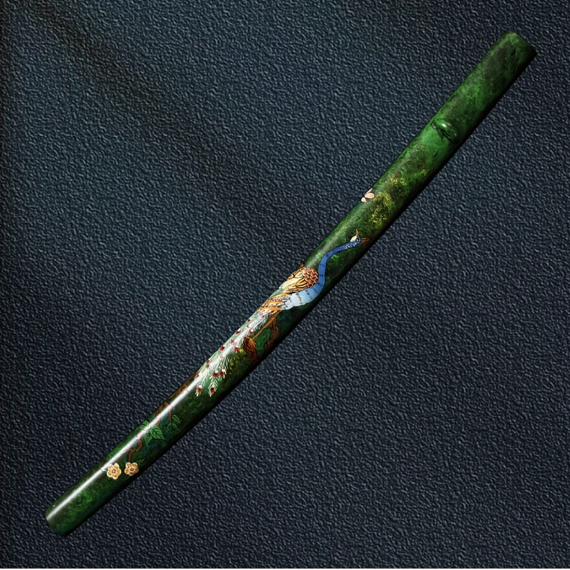 

Оболочка для меча Saya-Samurai, деревянный материал, японские ножны, ножны Катана Saya, павлин, ручная роспись, может на заказ