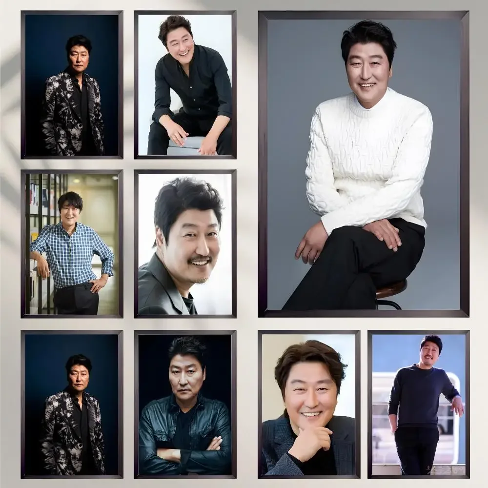 actor Song Kang‑ho Poster Poster HD Self-Adhesive Art Print Waterproof Wall Decor for Bedroom Living Room Decor Gift